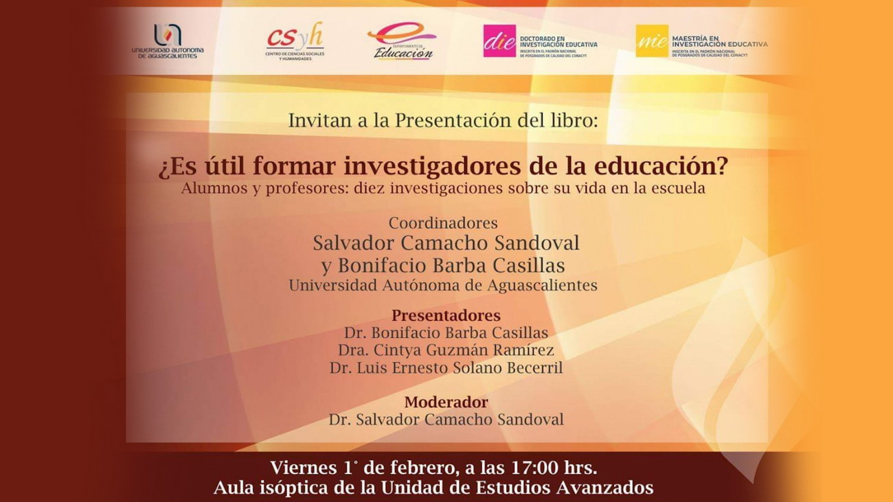 Presentación de Libro: ¿Es útil formar investigadores de la educación?