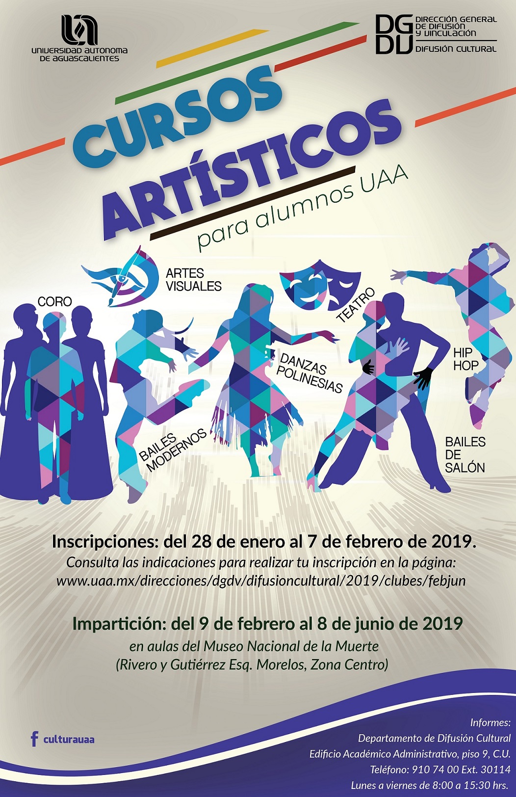 CURSOS ARTÍSTICOS para alumnos UAA