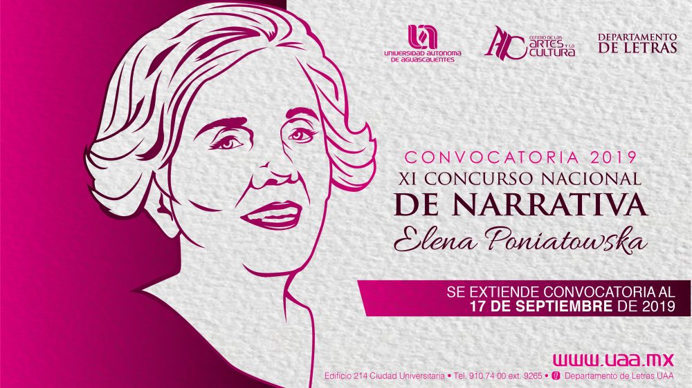 XI Concurso Nacional de Narrativa – Elena Poniatowska