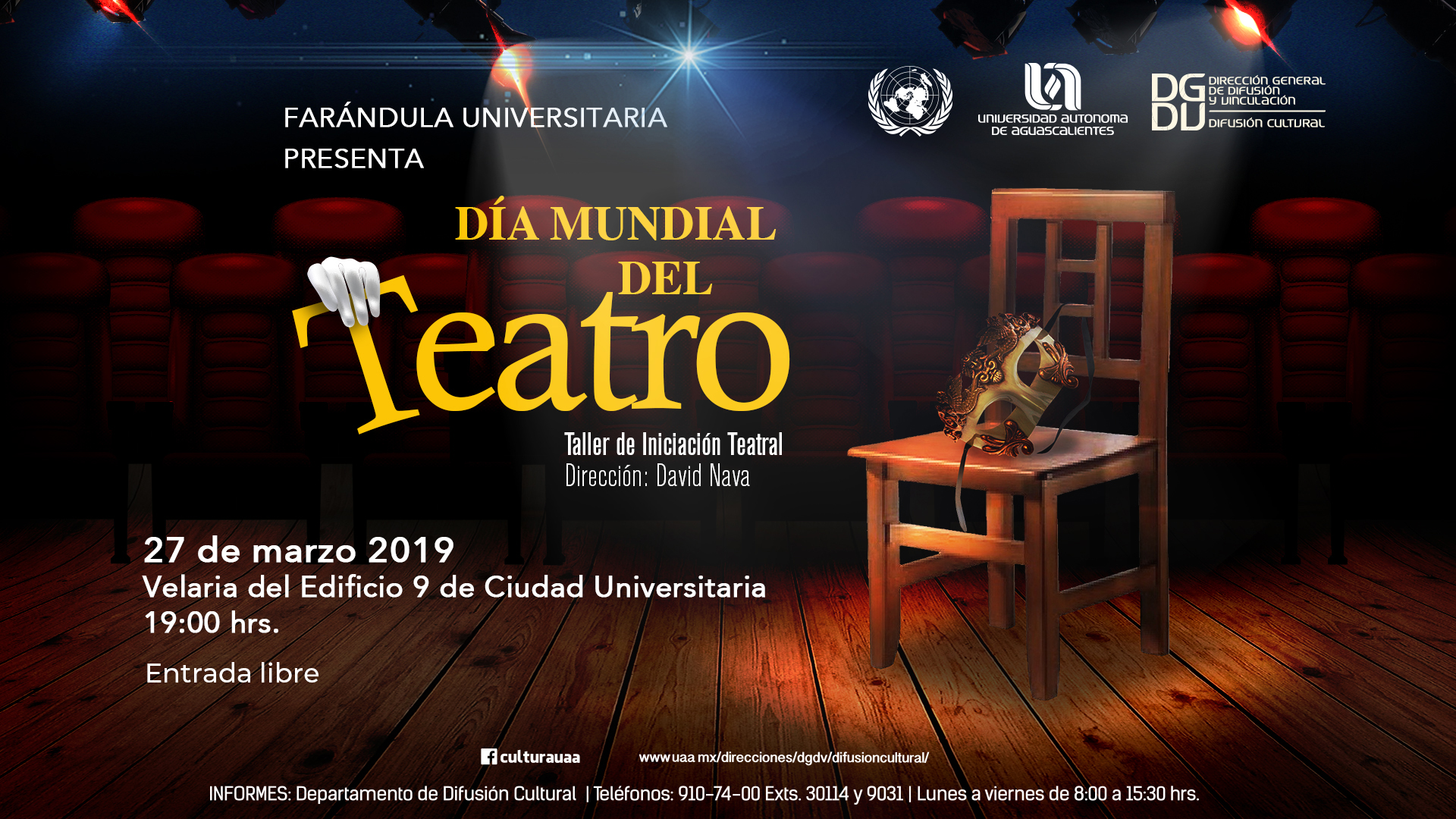 Farándula Universitaria – Día Mundial del Teatro