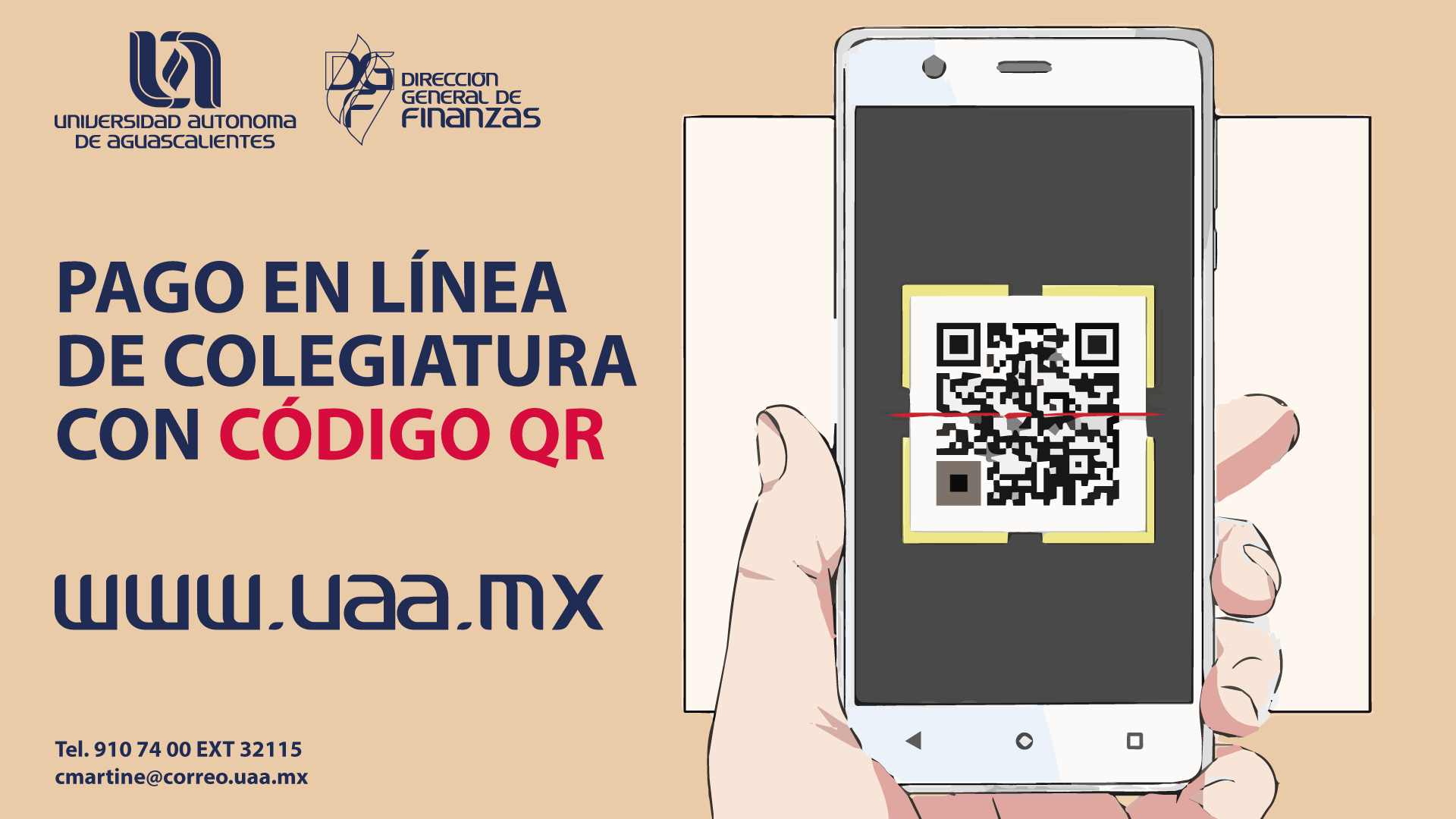 PAGO EN LINEA DE COLEGIATURA CON CÓDIGO QR