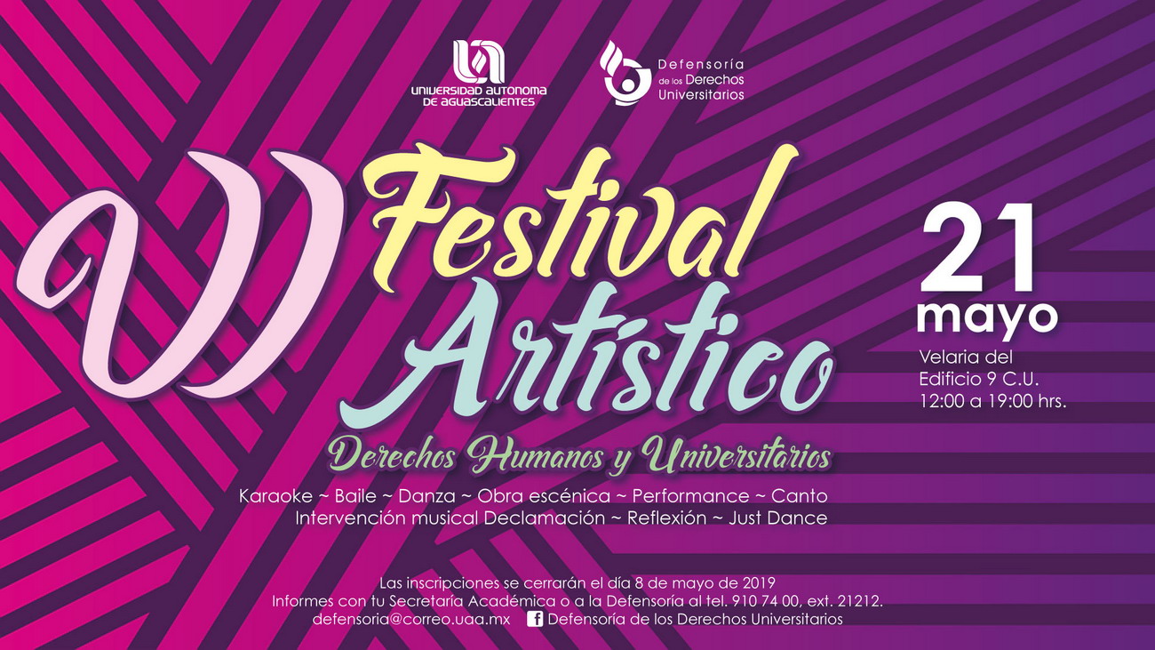 Festival Artístico – Derechos Humanos y Universitario