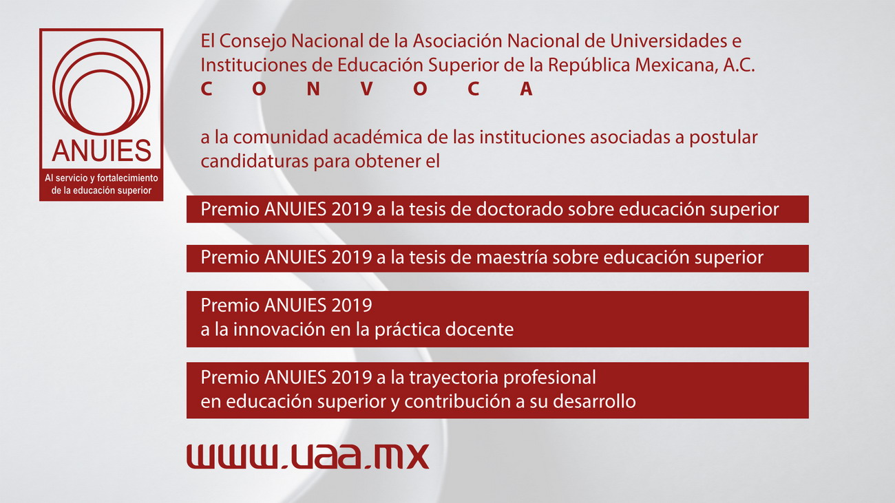 Premio ANUIES 2019