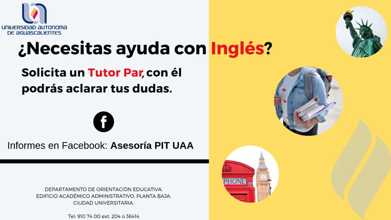 Necesitas Ayuda Con El Ingles Uaa Universidad Autonoma De Aguascalientes