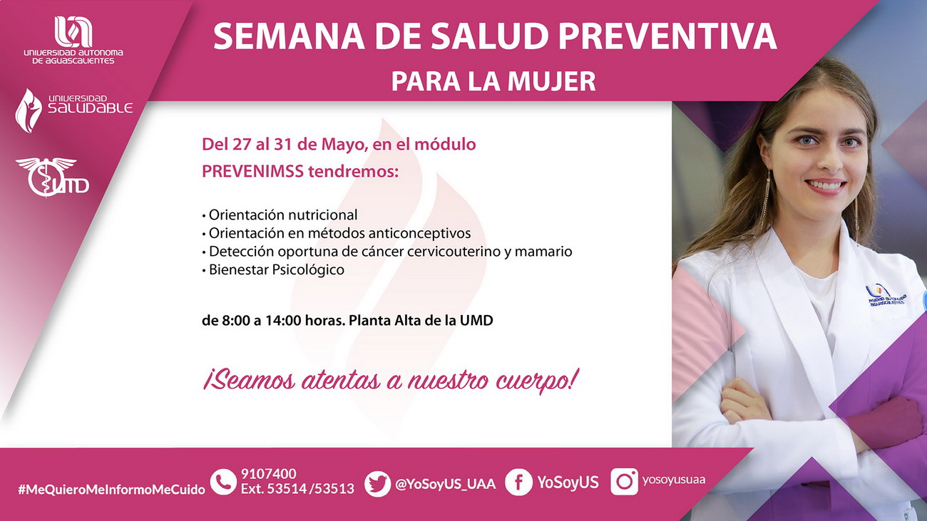 SEMANA DE LA SALUD PREVENTIVA PARA LA MUJER