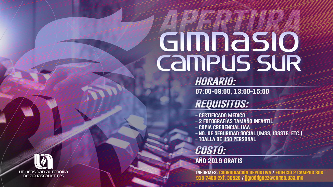 Apertura Gimnasio Campus Sur