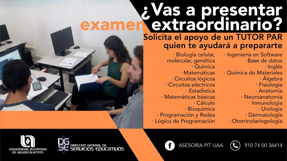 ¿Vas a presentar examen extraordinario?