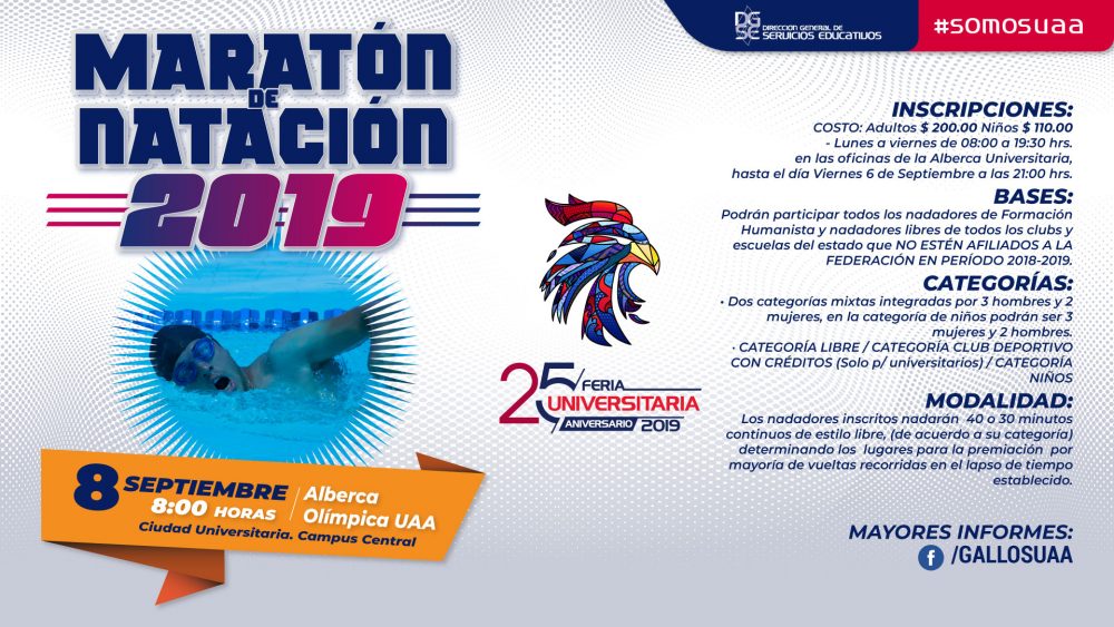 Maratón de natación 2019