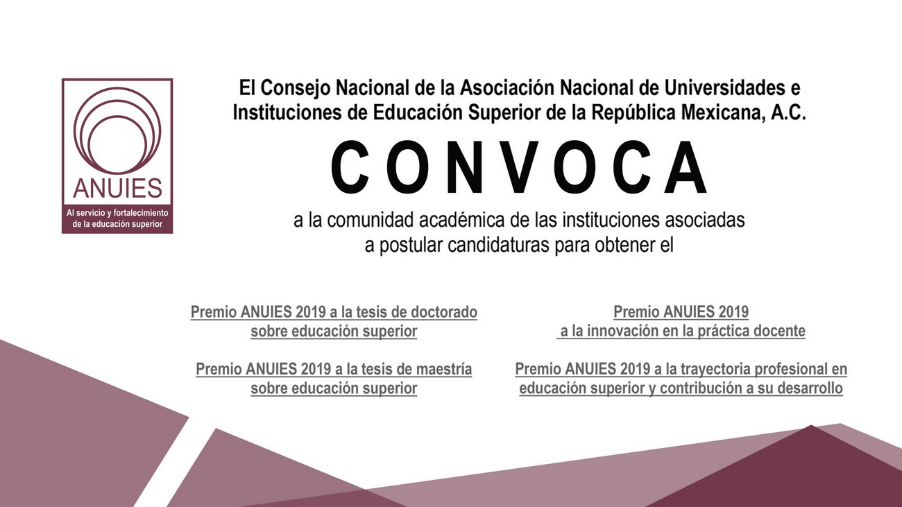 Convocatoria ANUIES