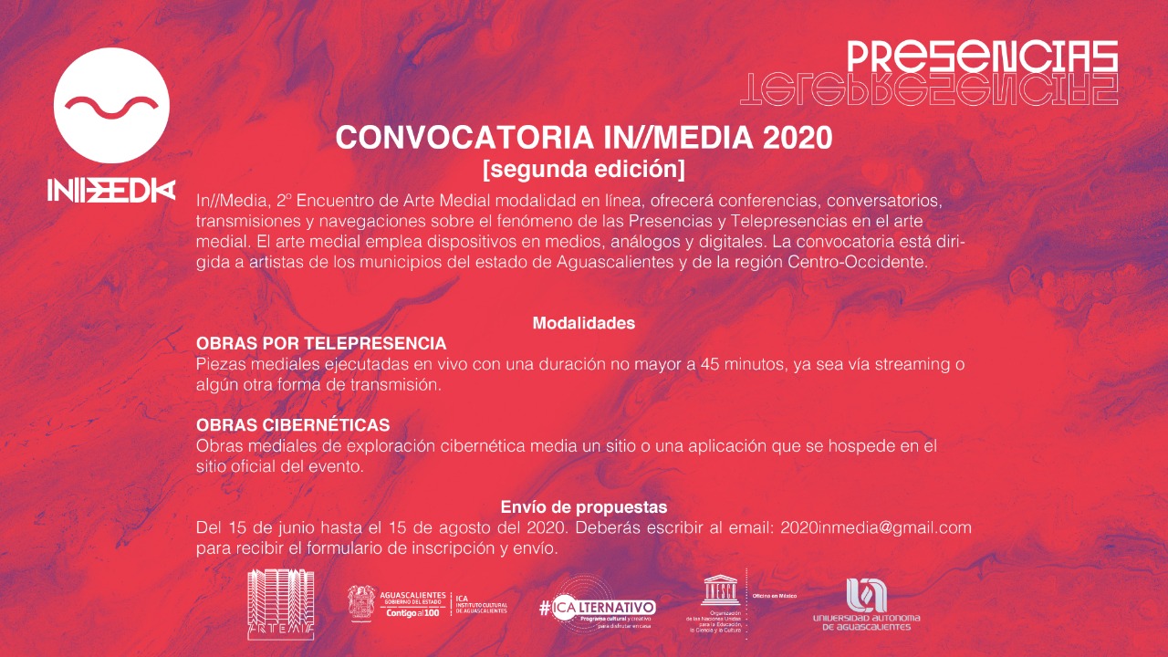 Convocatoria In/media 2020