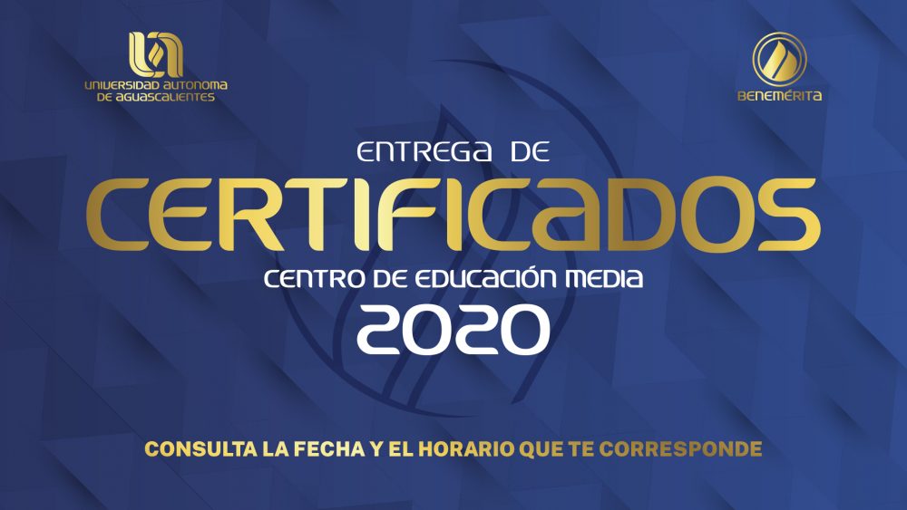 Entrega de Certificados 2020