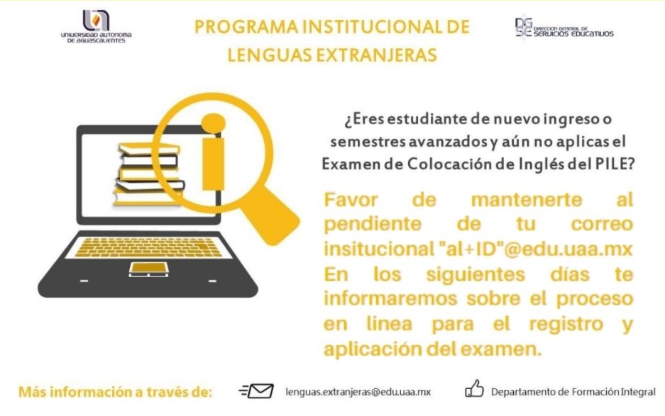 PROGRAMA INSTITUCIONAL DE LENGUAS EXTRANJERAS