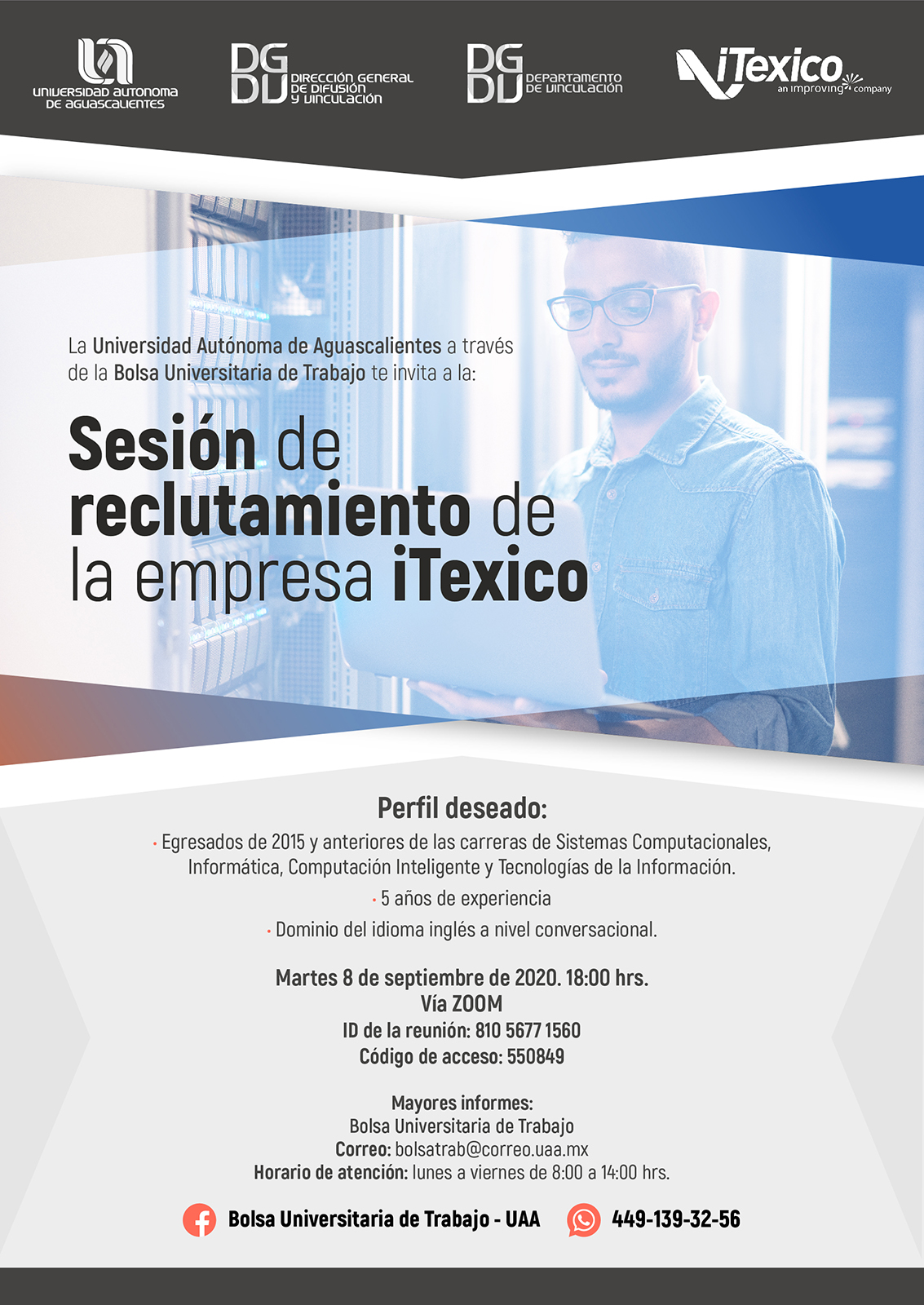 Sesión de Reclutamiento de la Empresa iTexico