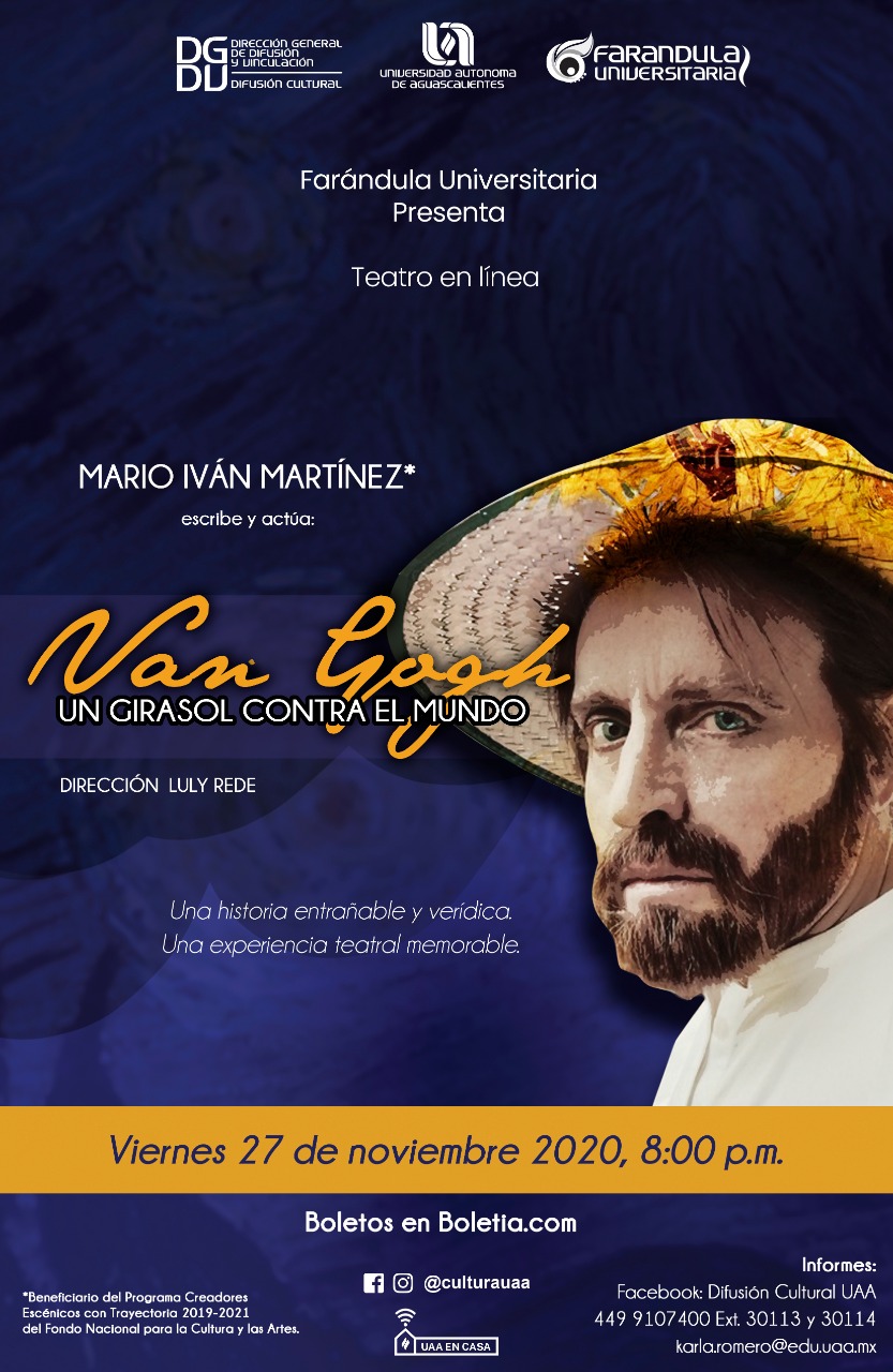 Teatro en línea: Van Gogh, un girasol contra el mundo