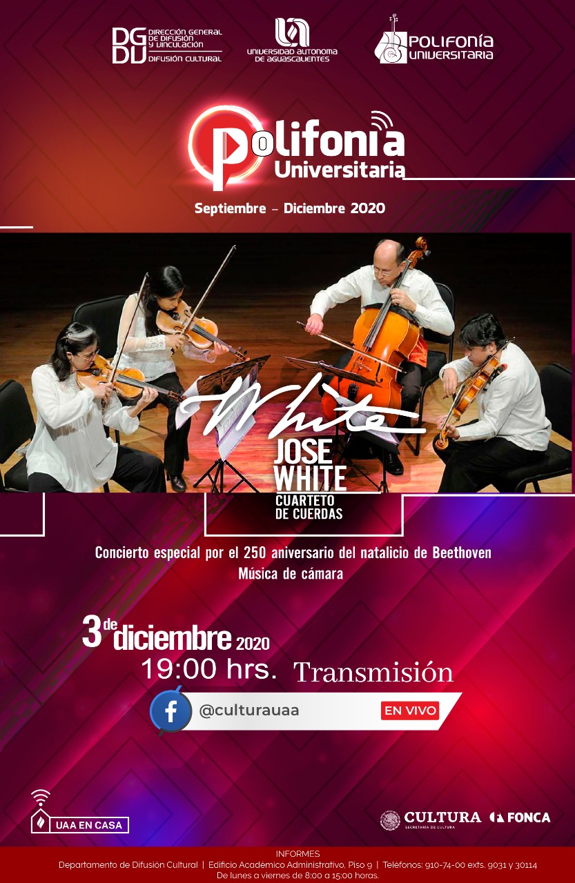 Polifonía Universitaria – Cuarteto José White