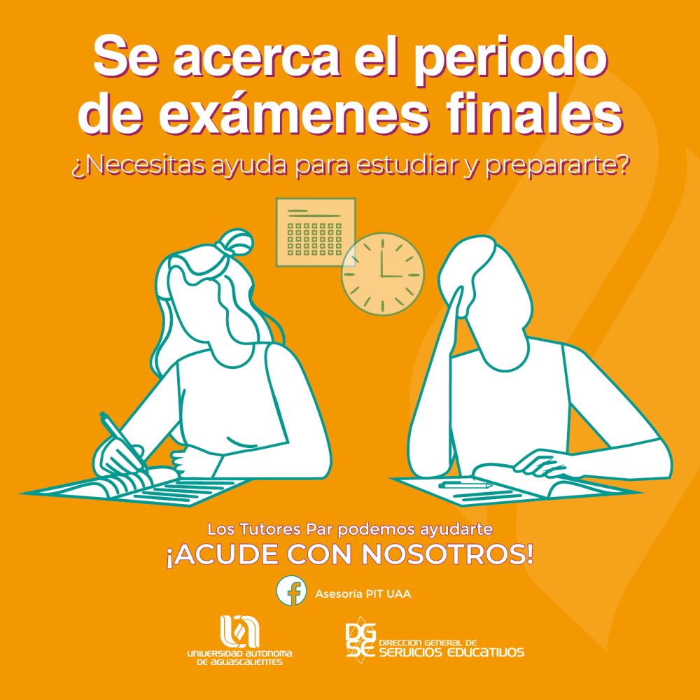 Tutoría de pares en exámenes finales