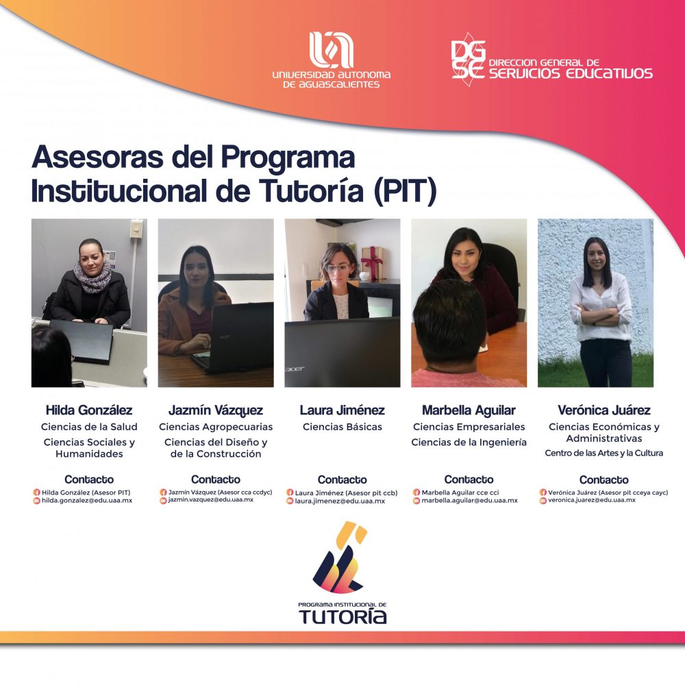 Directorio de Asesoras del Programa Institucional de Tutoría (PIT)