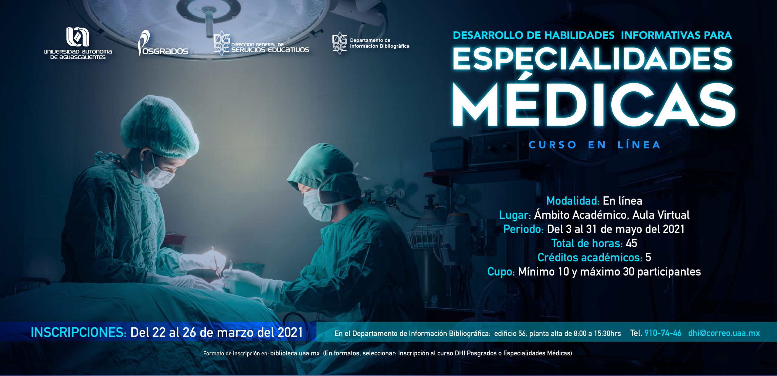 Curso Desarrollo de Habilidades Informativas para Especialidades Médicas