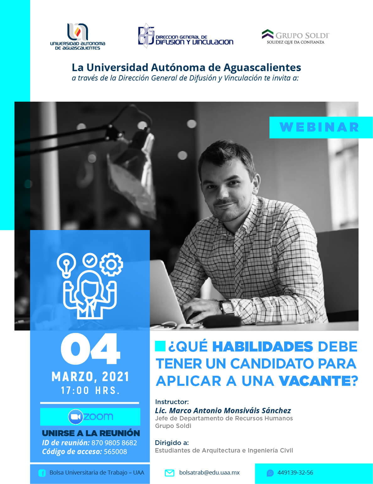 Webinar: ¿Qué habilidades debe tener un candidato para aplicar a una vacante?