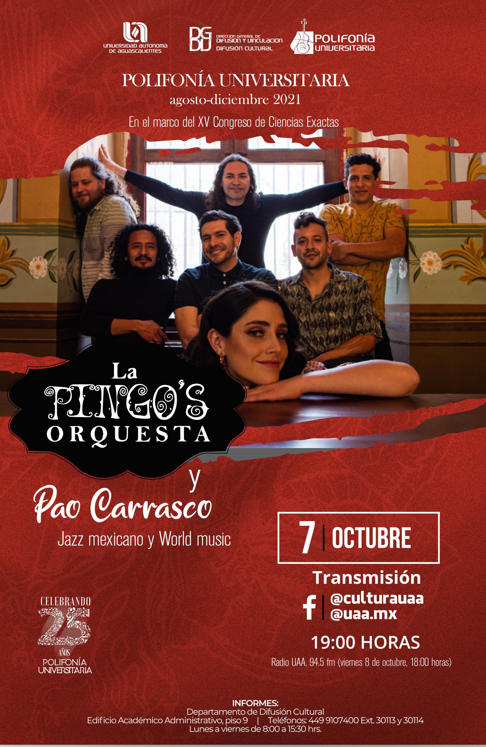 Polifonía Universitaria – La Pingo’s Orquesta y Pao Carrasco