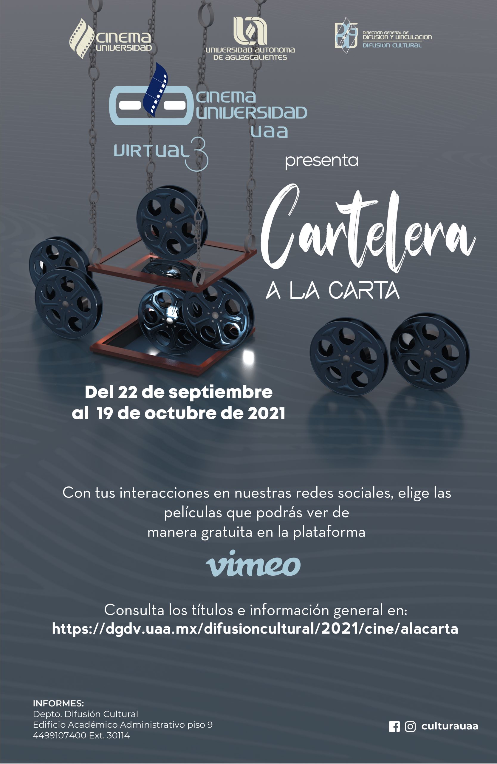 Cinema Universidad Cartelera a la Carta