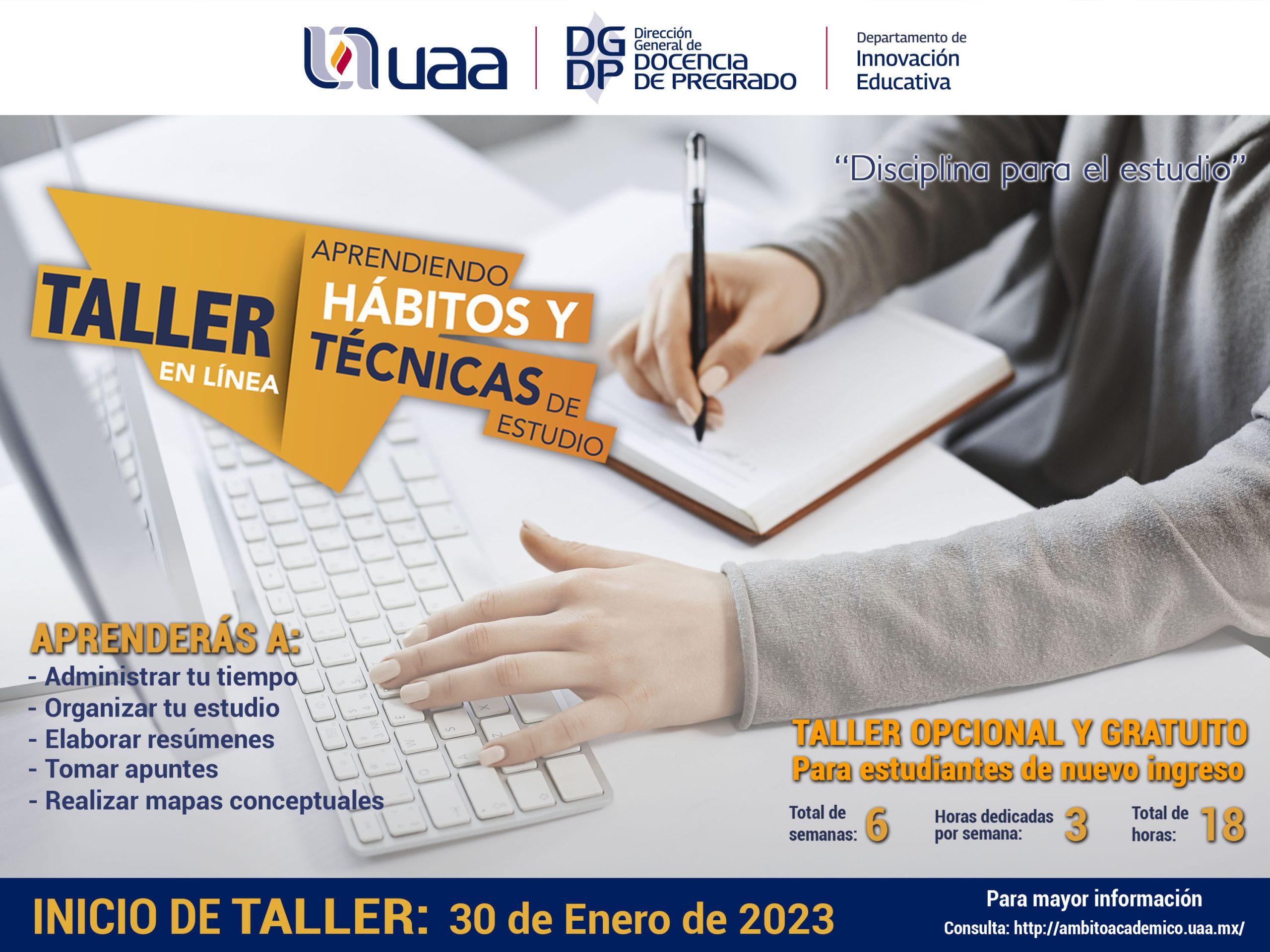 Taller hábitos y técnicas de estudio (Enero 2023)