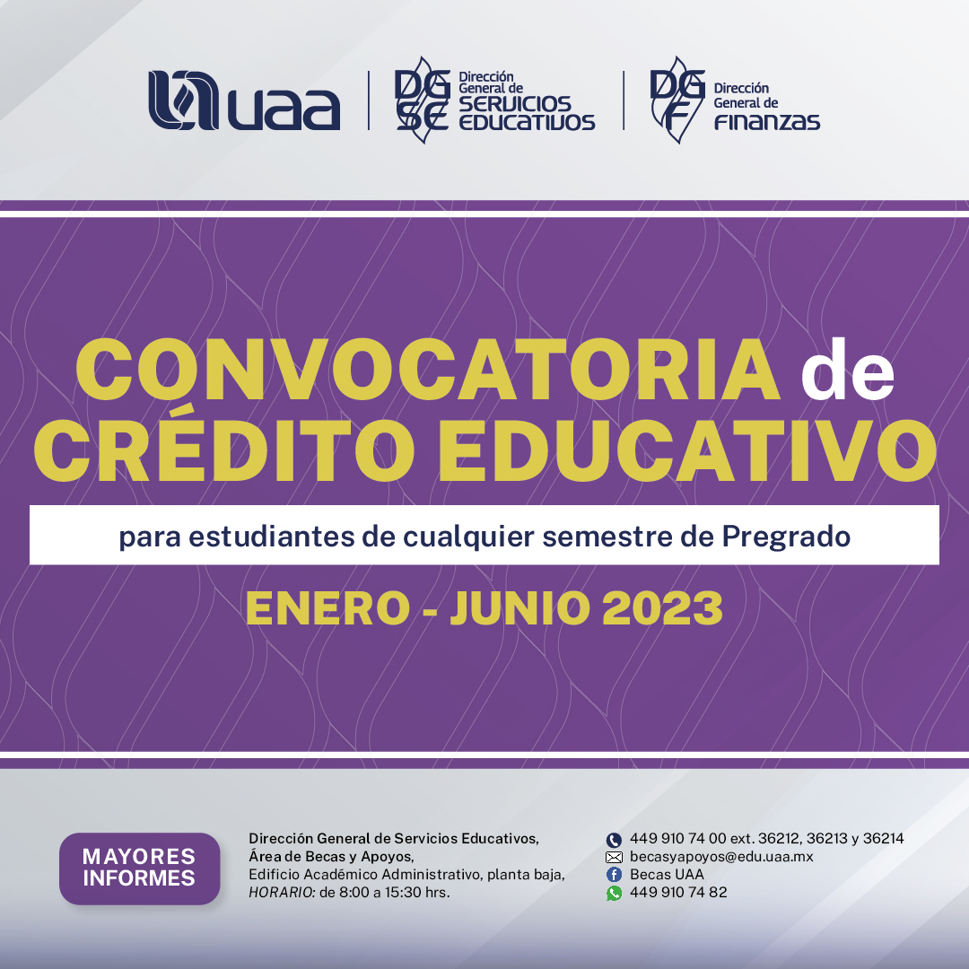 Convocatoria de Crédito Educativo