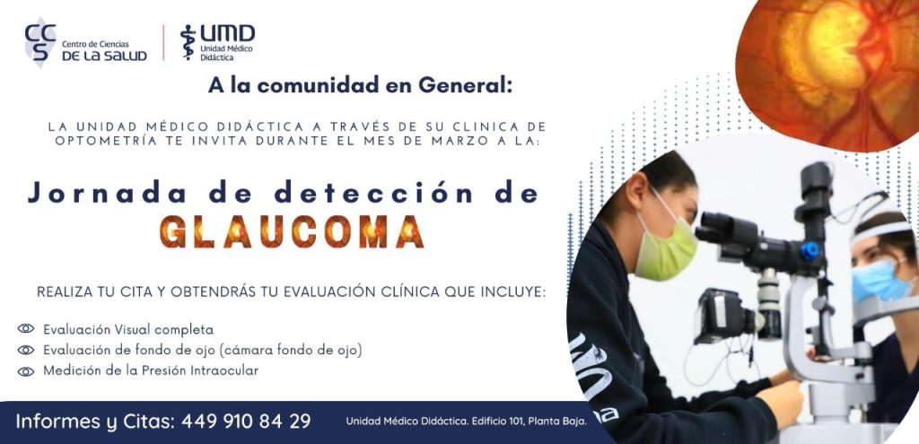 UAA invita a sus Jornadas de Detección de Glaucoma