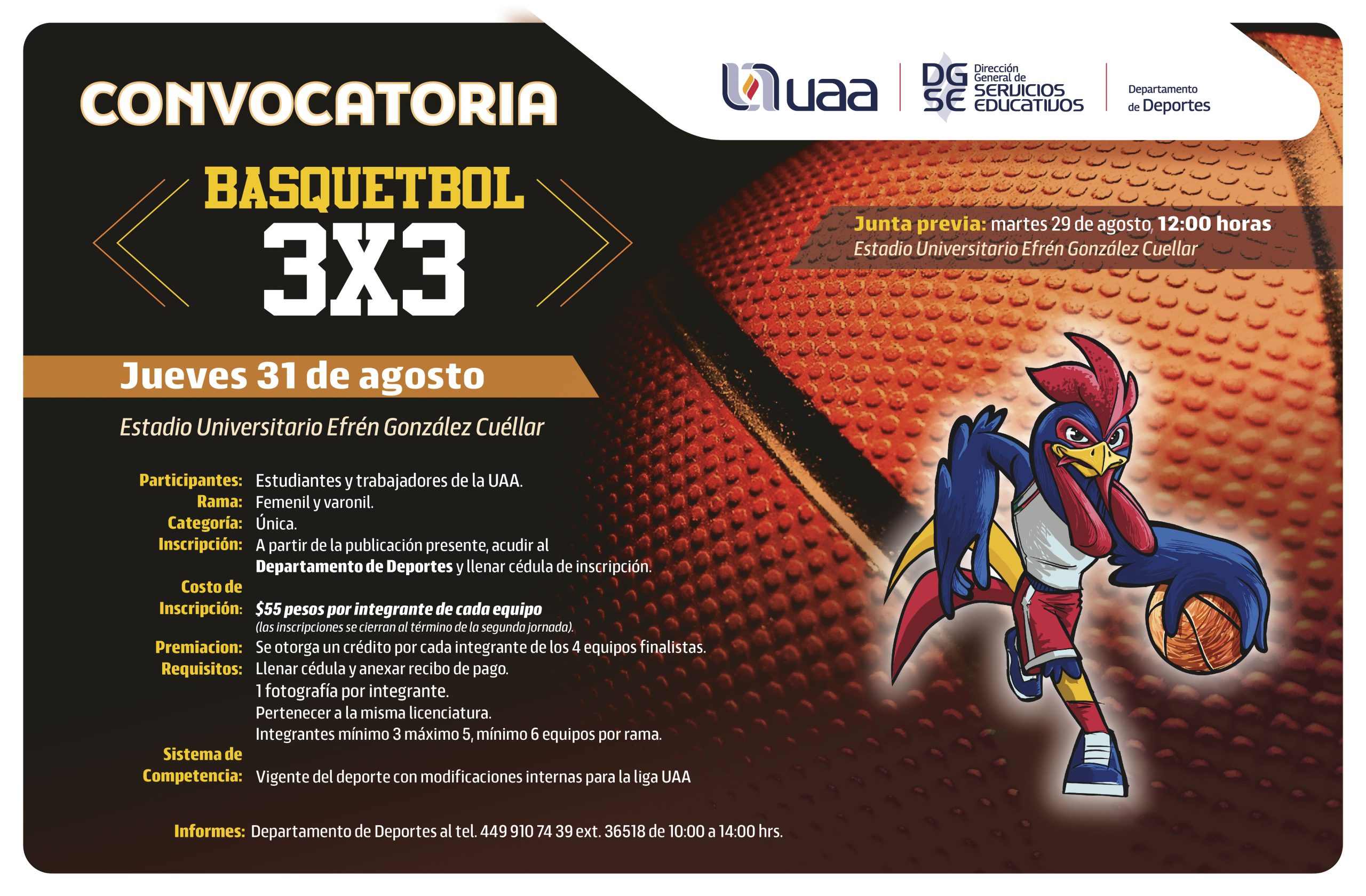 LIGAS DEPORTIVAS UNIVERSITARIAS – BASQUETBOL