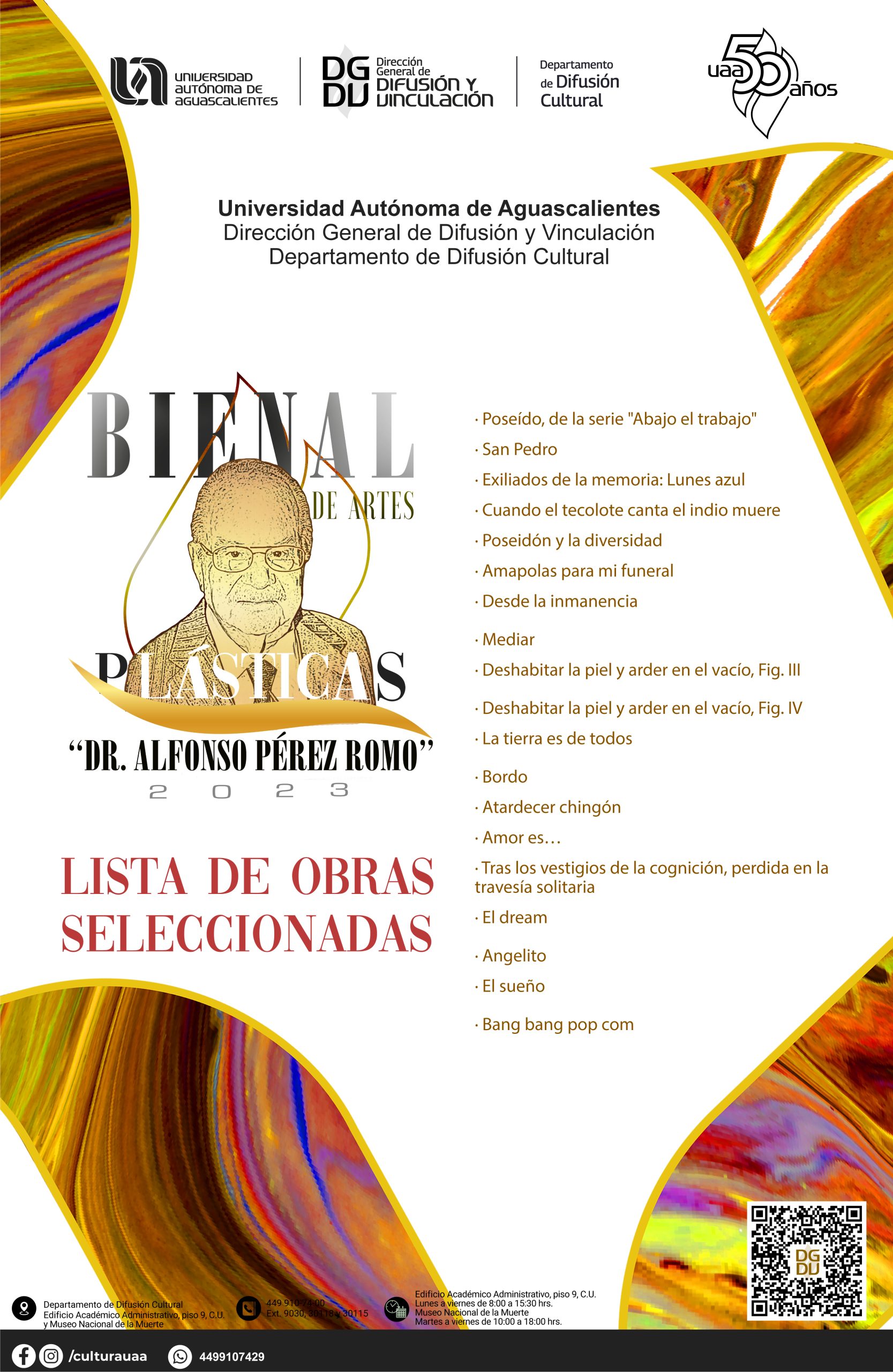 Seleccionados Bienal de Artes Plásticas Dr. Alfonso Pérez Romo 2023