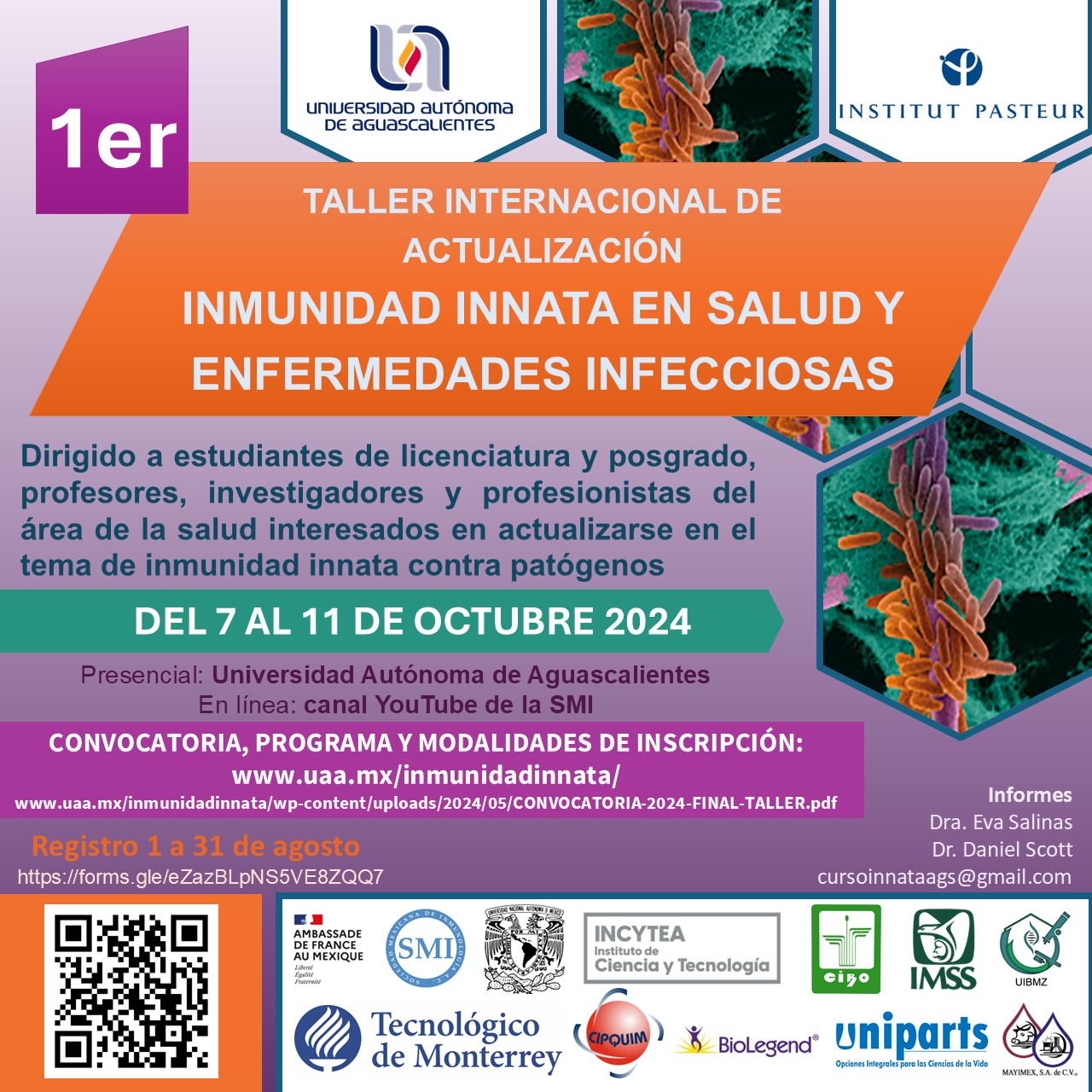 1er taller internacional de actualización inmunidad innata en salud y enfermedades infecciosas