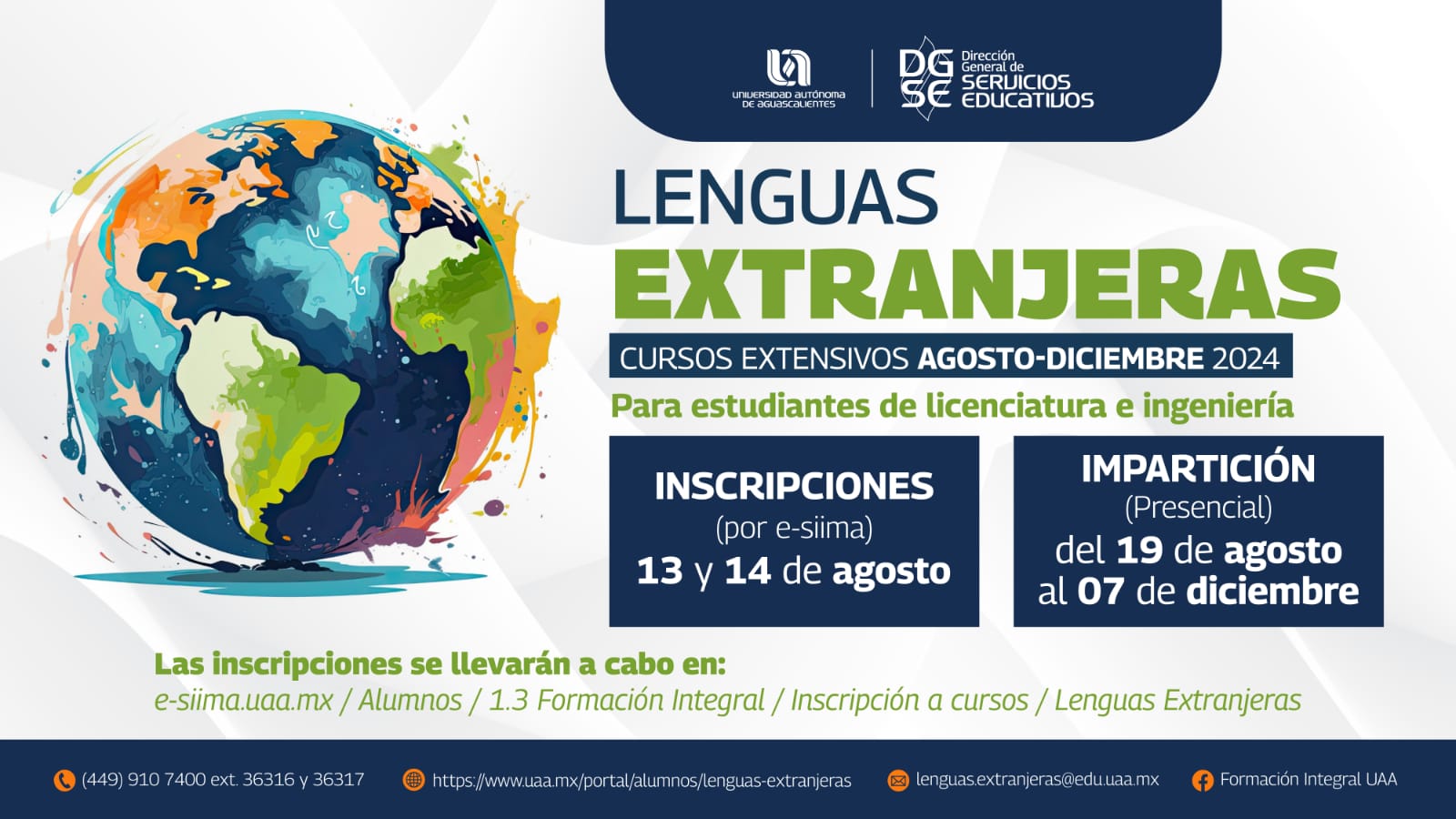 Cursos Extensivos de Lenguas Extranjeras