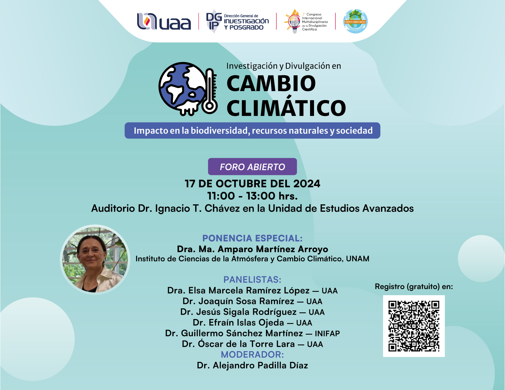 Panel “Investigación y Divulgación en Cambio Climático”