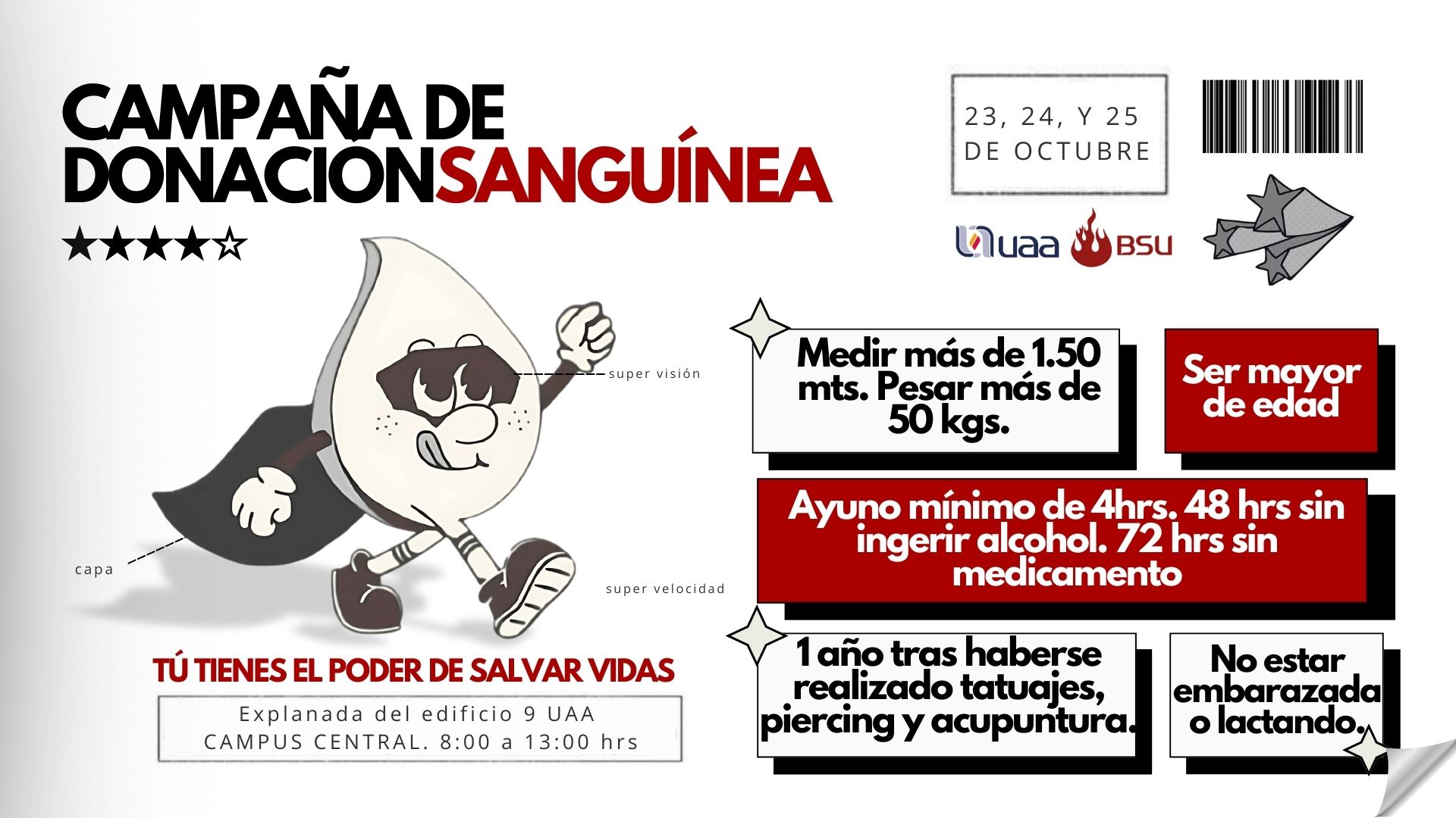 Campaña de donación de sangre