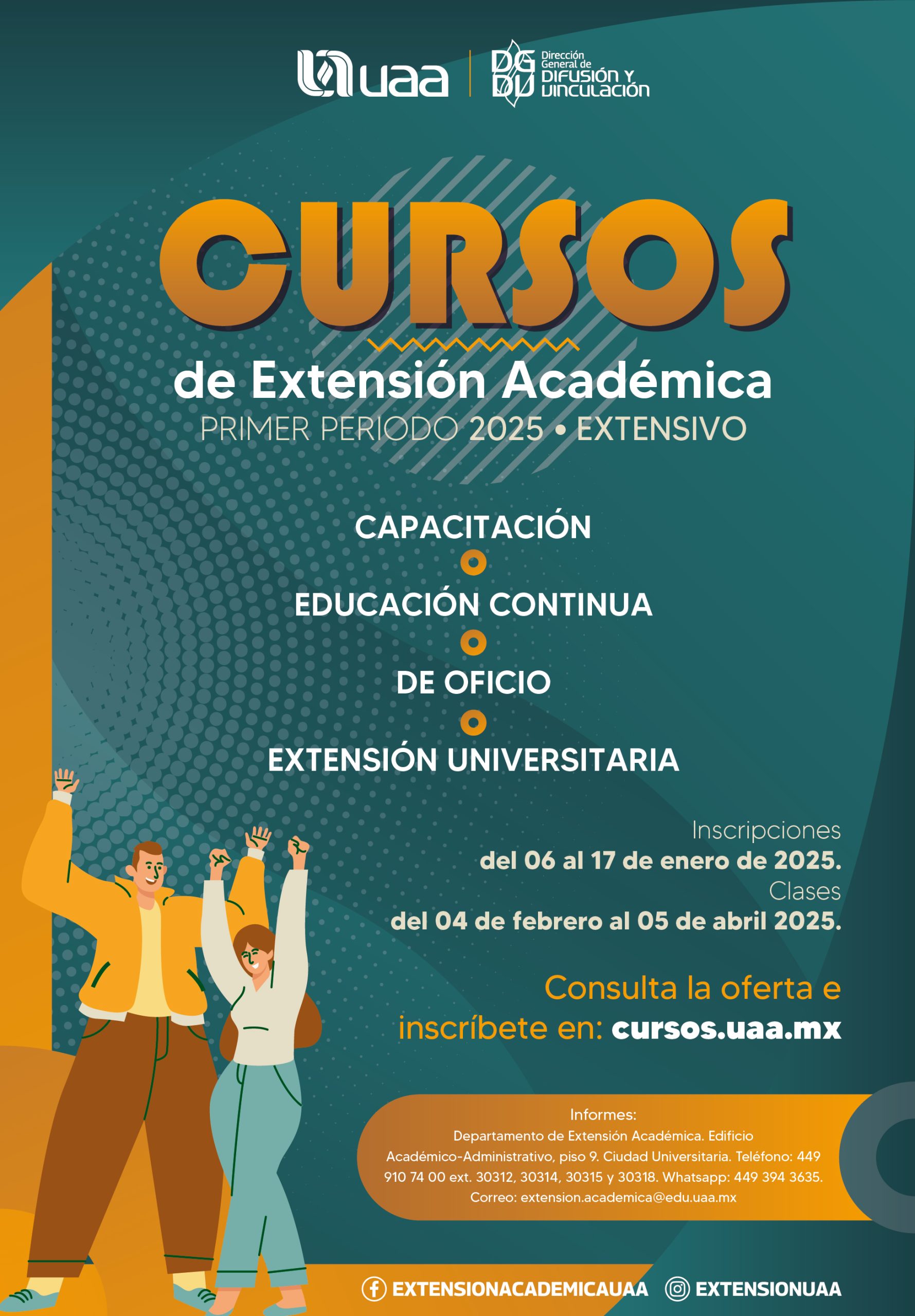 Inscripciones Cursos de Extensión Académica