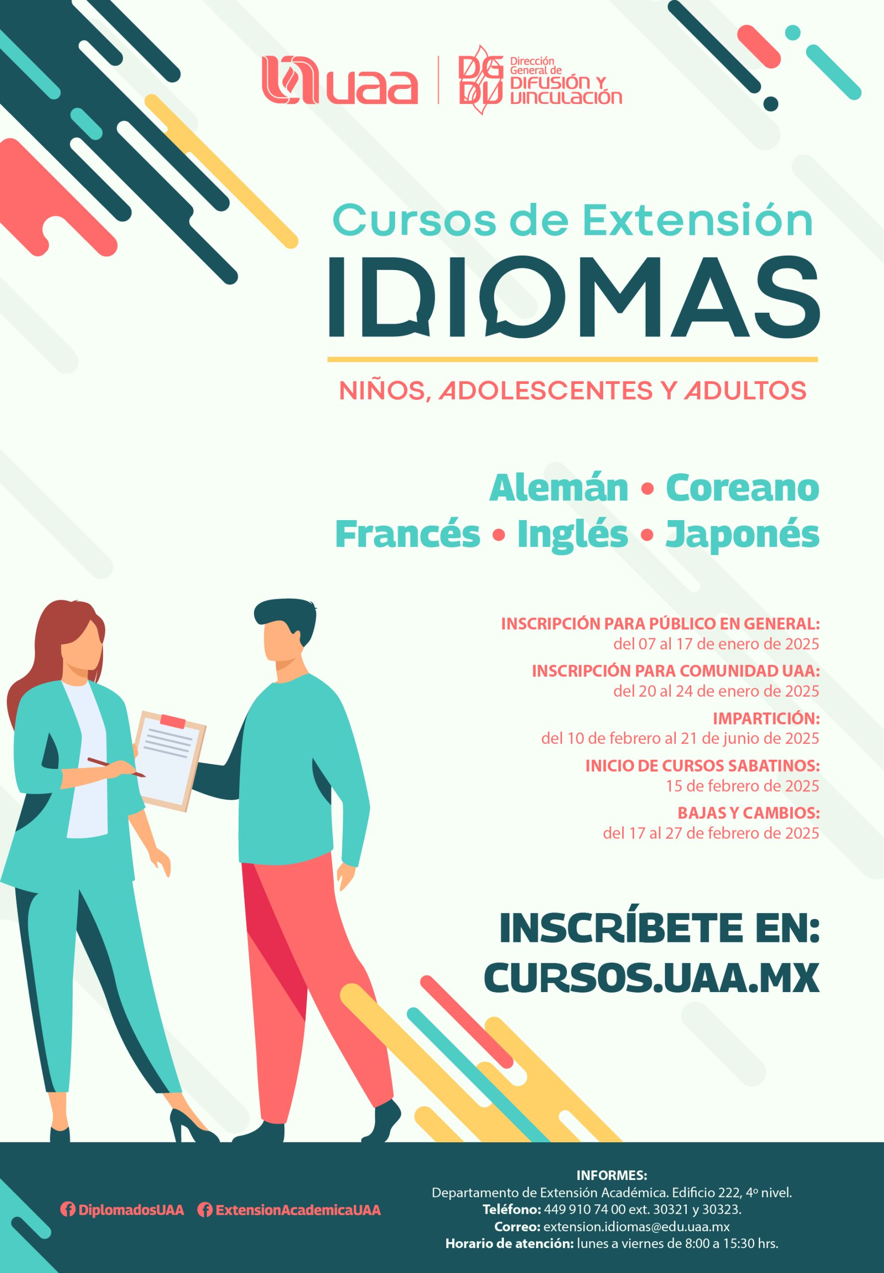 Inscripciones Cursos de Extensión de Idiomas