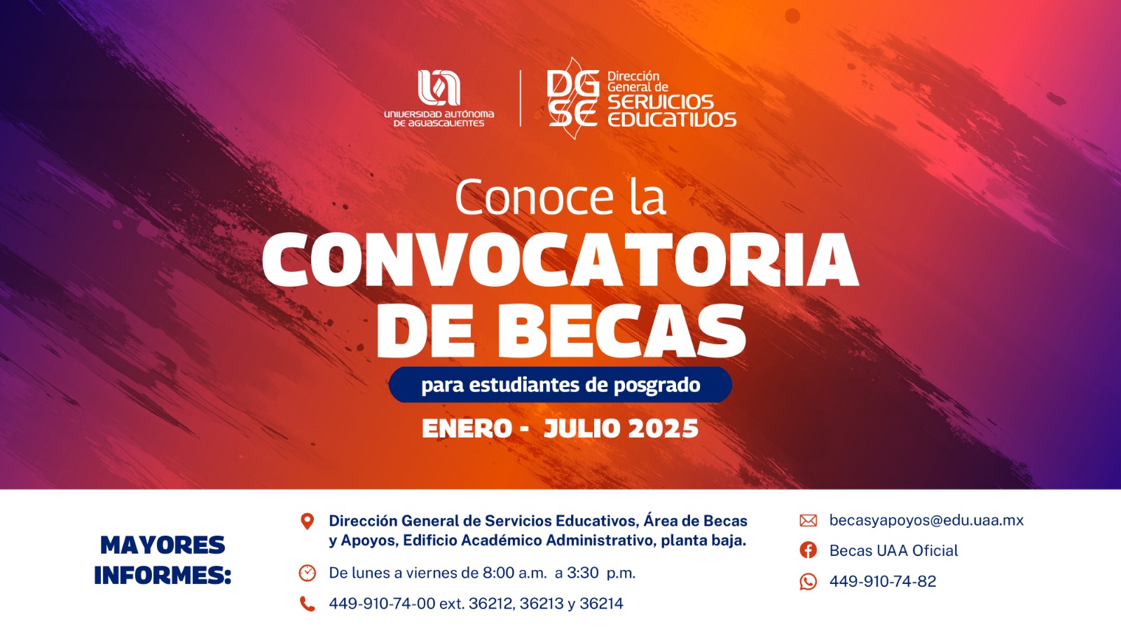 Convocatoria de Becas: posgrados