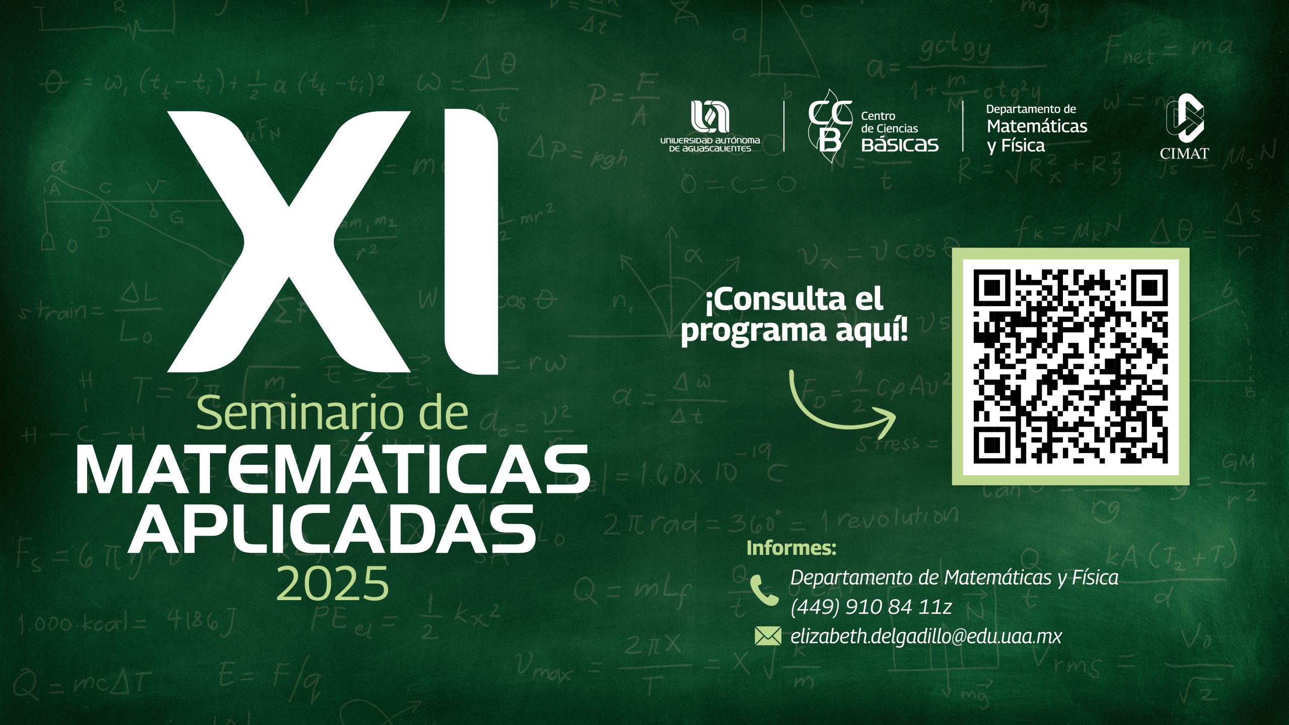 XI SEMINARIO DE MATEMÁTICAS APLICADAS 2025