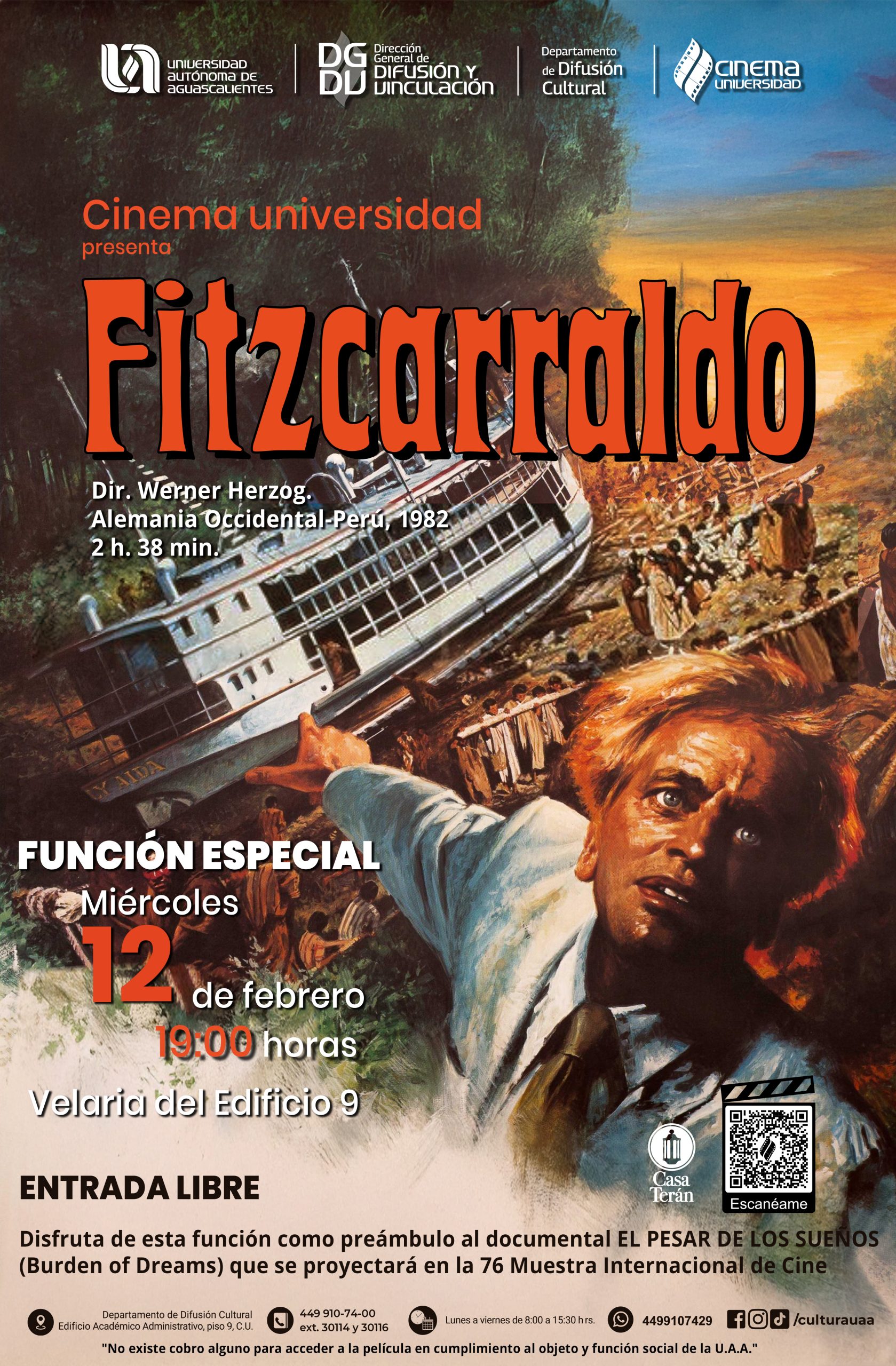 Cinema Universidad: Fitzcarraldo