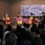 Ensamble y Cello, agrupación de cuerdas que interpretó obras clásicas en Polifonía Universitaria